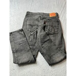 Levi Strauss 514 Mens Gray Straight Fit Jeans W31‎ L32 Waterless Denim